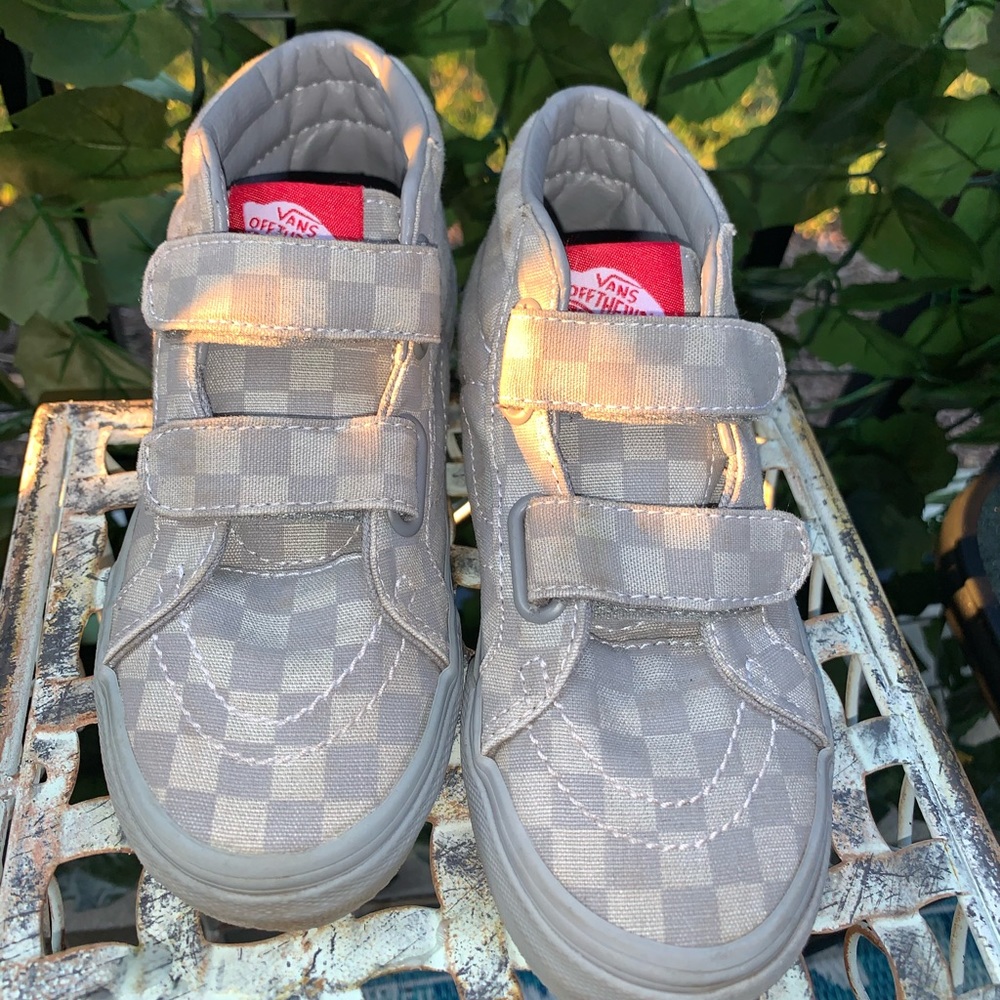 Vans gray high top sneakers